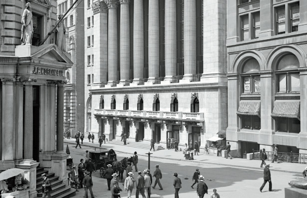 The New York Stock Exchange on the eve of its completion in 1903