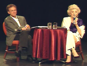 Judy Collins and John Nichols aboard the Nation Cruise