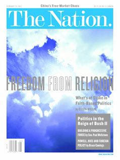 Cover of February 19, 2001 Issue