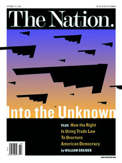 Cover of October 15, 2001 Issue
