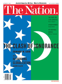 Cover of October 22, 2001 Issue