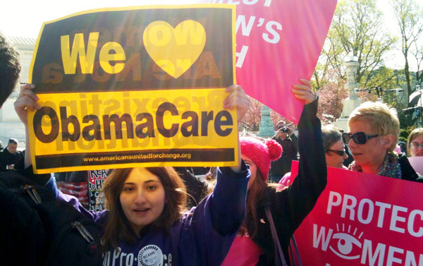 Young people supportive of Obamacare