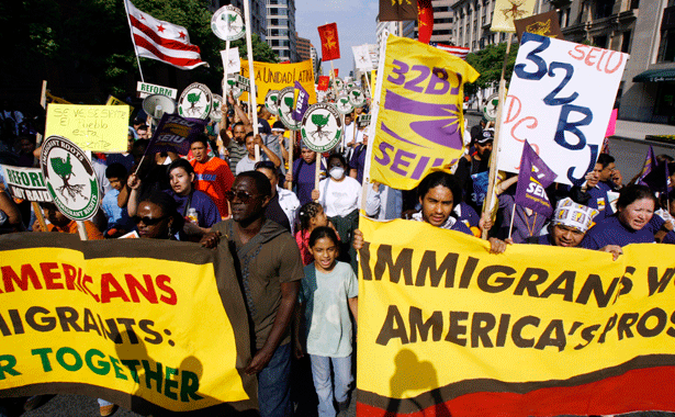 Immigrants rights march