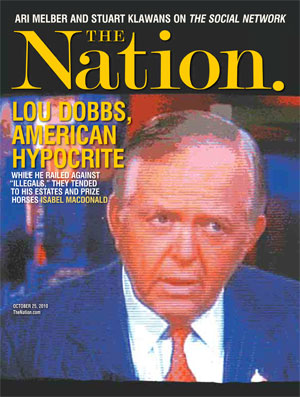Cover of October 25, 2010 Issue
