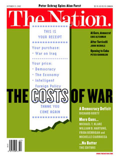 Cover of October 21, 2002 Issue