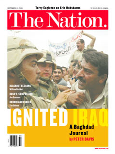 Cover of September 15, 2003 Issue