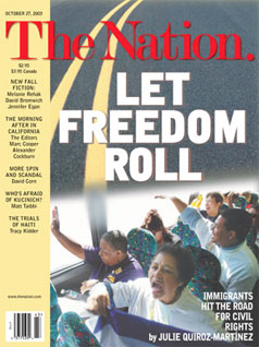 Cover of October 27, 2003 Issue
