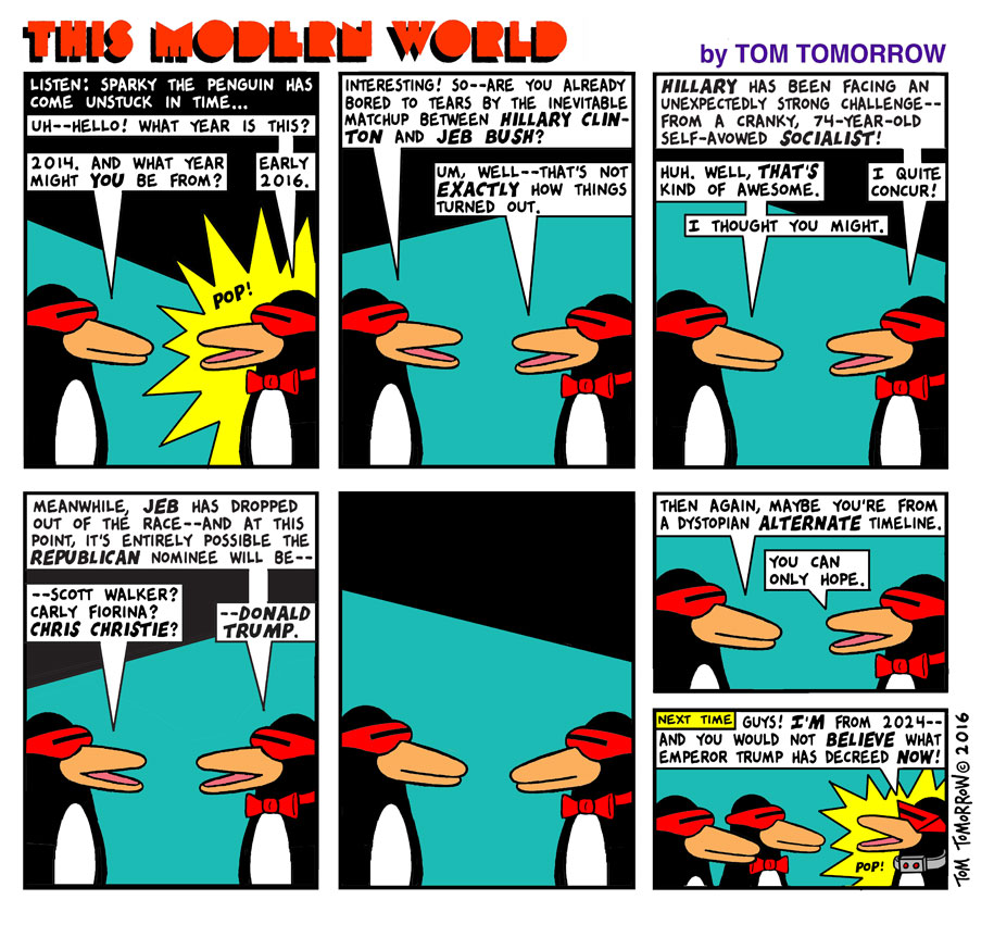Tom Tomorrow cartoon