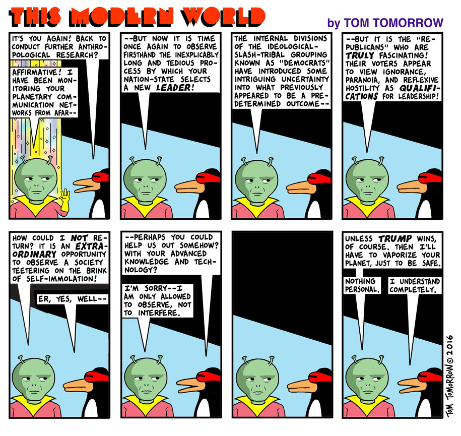 Tom Tomorrow cartoon