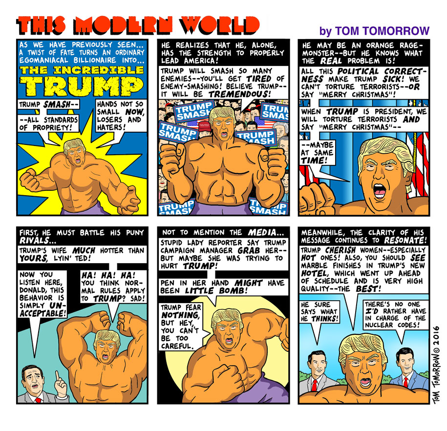 Tom Tomorrow cartoon