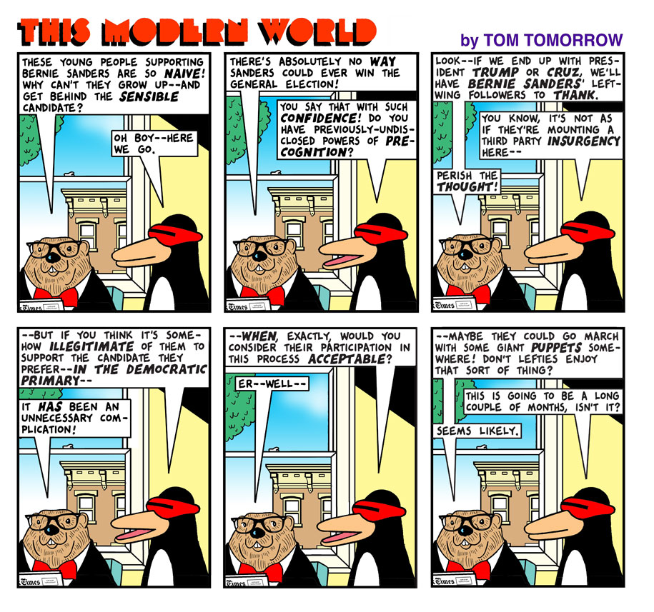 Tom Tomorrow cartoon