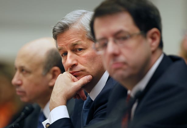 JPMorgan-Chase-CEO-Jamie-Dimon-center-helped-to-negotiate-the-companys-settlement-with-the-Justice-Department.-AP-PhotoLawrence-Jackson