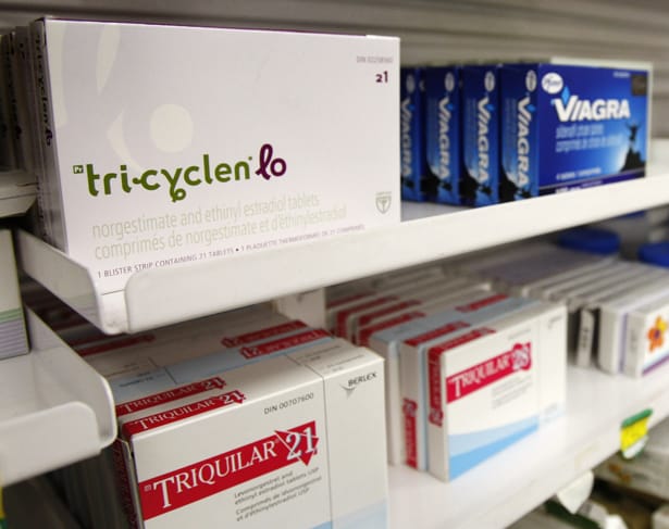Boxes-of-birth-control-medication-and-viagra-in-a-supermarket.-Reuters-Mark-Blinch