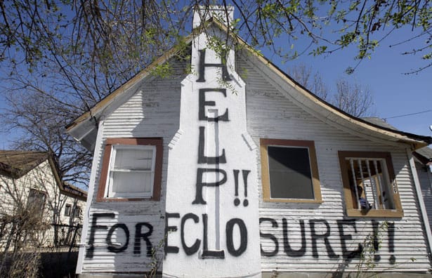 A-home-under-threat-of-foreclosure