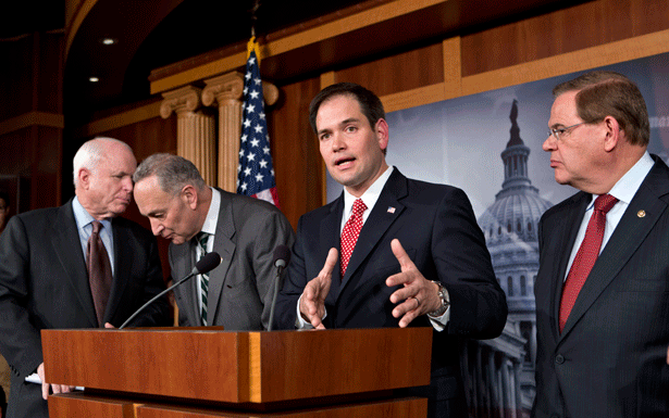Sen.-Marco-Rubio-R-Fla.-centerspeaks-at-a-Capitol-Hill-news-conference.-AP-Photo