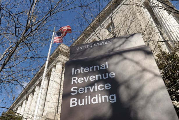 The-exterior-of-the-Internal-Revenue-Service-building.-AP-Photo