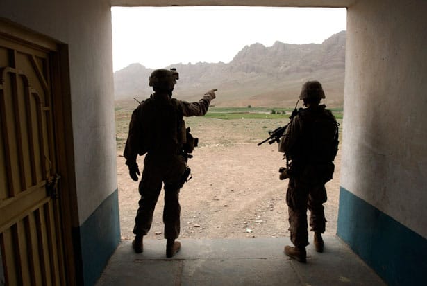 US-Marines-on-patrol-in-an-Afghan-school-building-May-1-2009.-ReutersGoran-Tomasevic