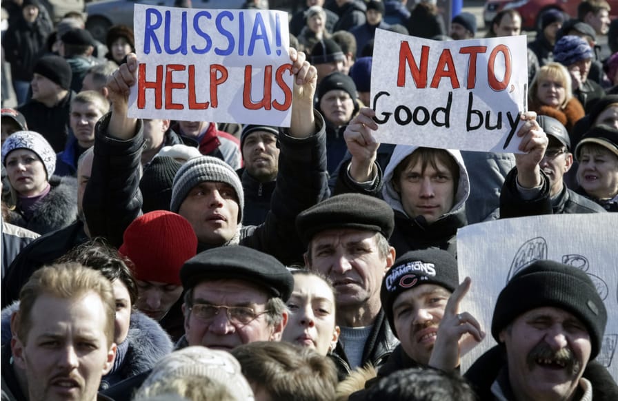 Pro-Russia-protesters