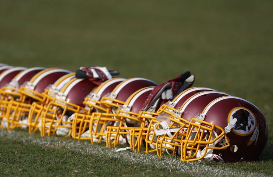 Redskins-helmets
