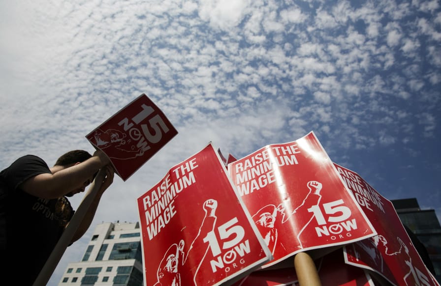 Demonstrators-rally-to-raise-the-federal-minimum-wage
