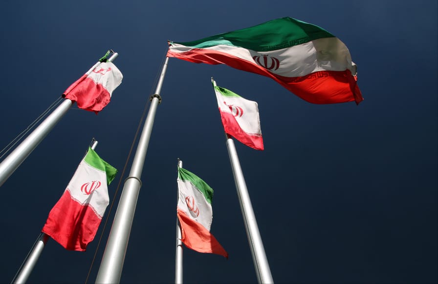 Iran-flags