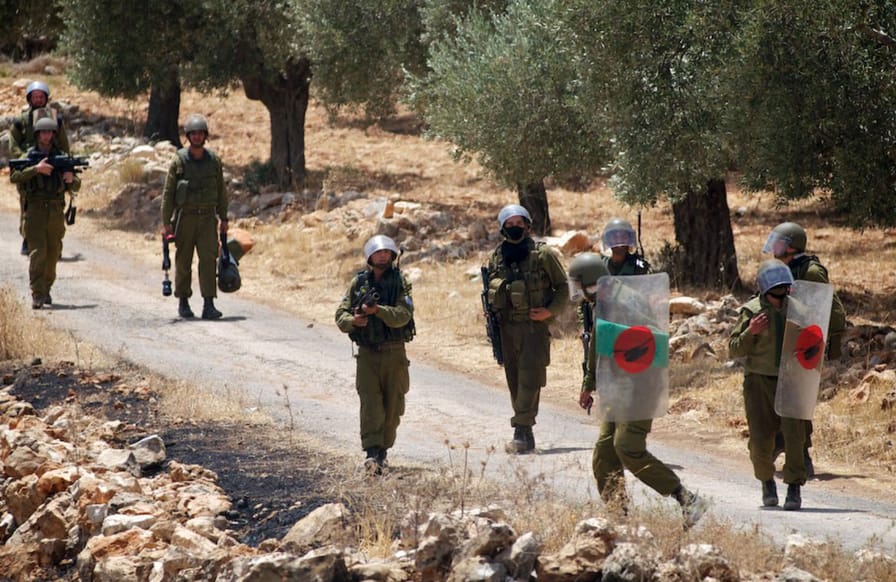 Palestinian-demonstrators