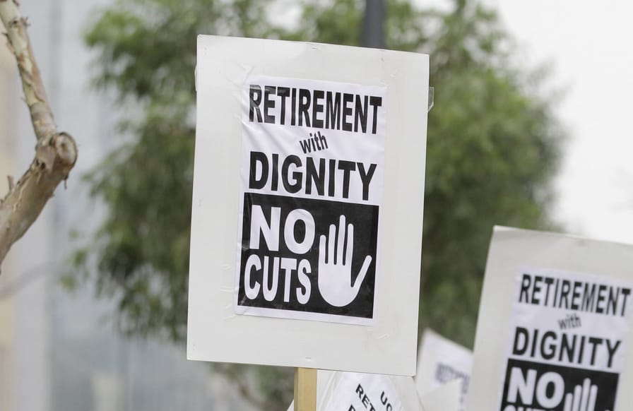 Pension-protest