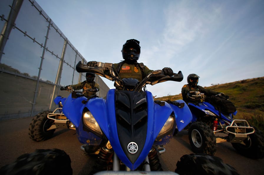 US-Border-Patrol-agents-ride-ATVs-along-the-US-Mexico-border.-ReutersMike-Blake