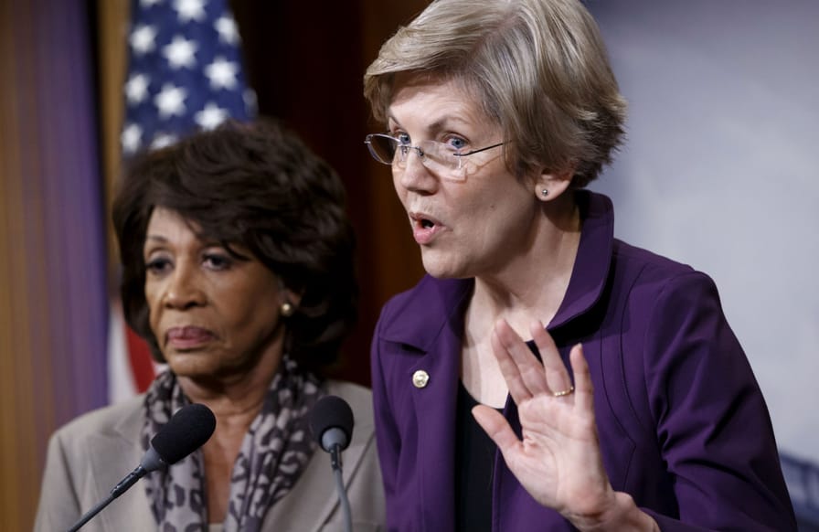 Senator-Elizabeth-Warren-and-Representative-Maxine-Waters