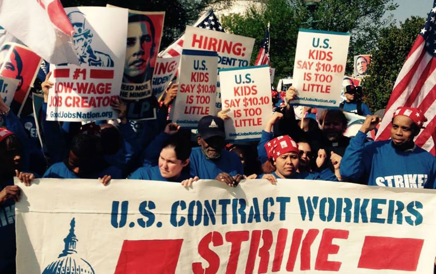 Federal-contract-workers-on-strike