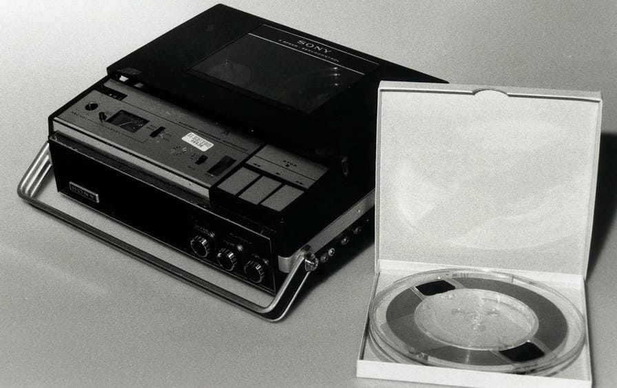 The-original-Nixon-White-House-tape-and-original-tape-recorder