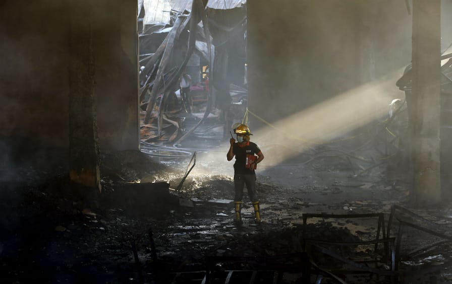 Gutted-Kentex-factory-in-the-Philippines