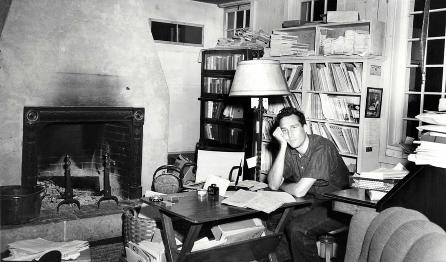James-Laughlin-in-his-office-in-the-White-Cottage-Norfolk-Connecticut-1941
