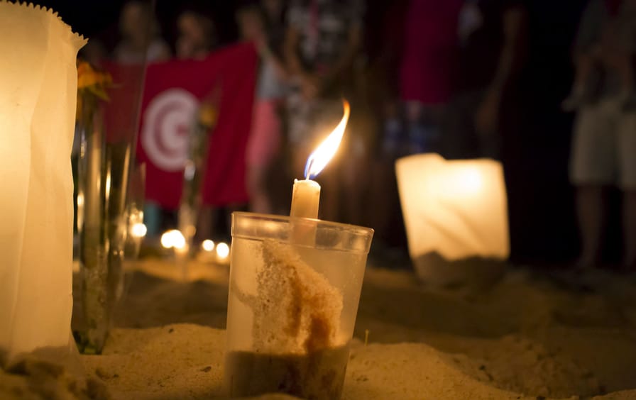 Vigil for beach resort attack in Tunisia.
