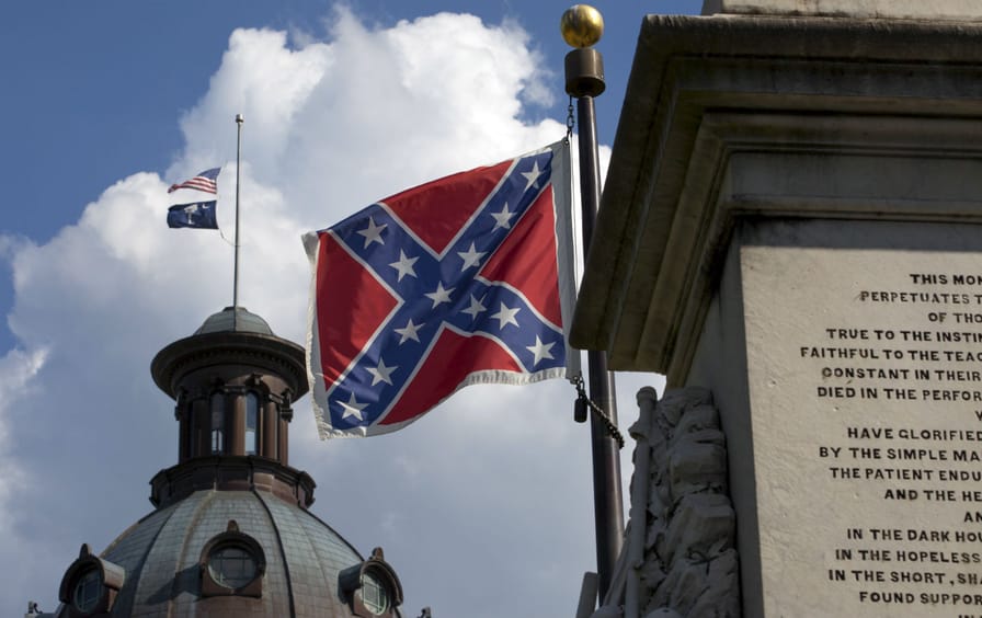 Confederate flag in South Carolina