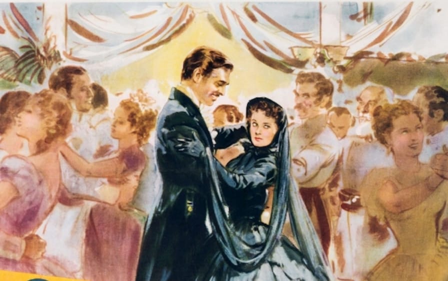 A promotional poster for the film version of Gone With the Wind
