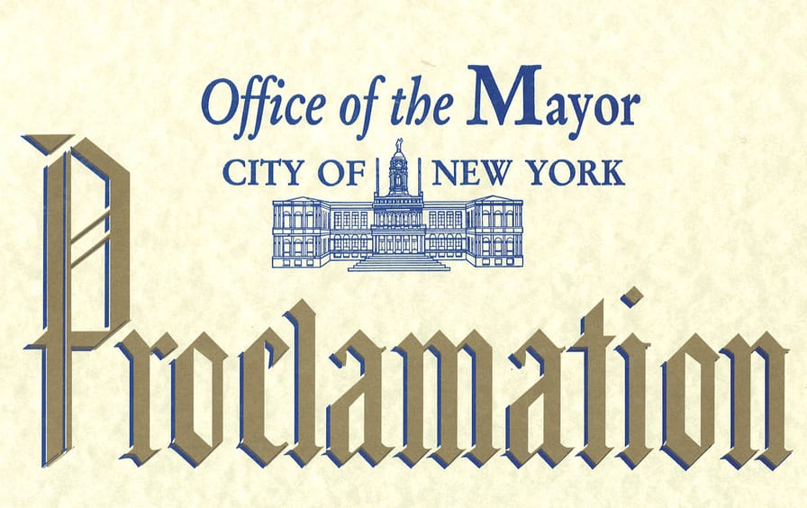 New York Nation Day Proclamation
