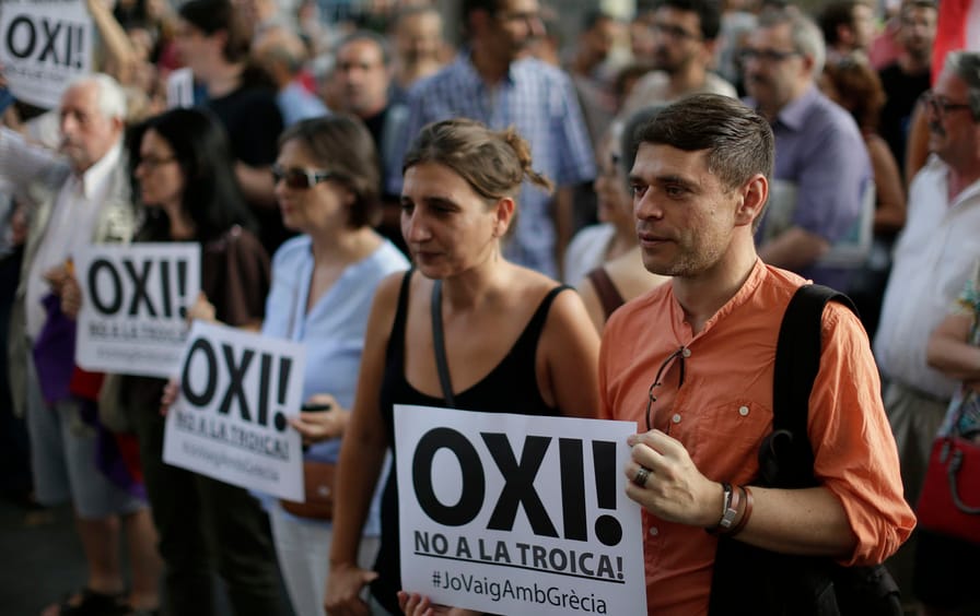 Spain Greece Protests