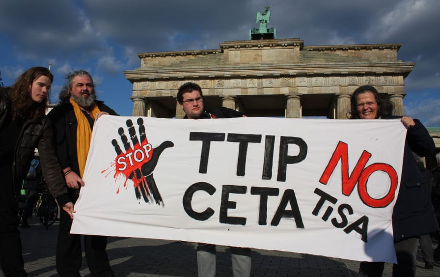 Germans protest TiSA