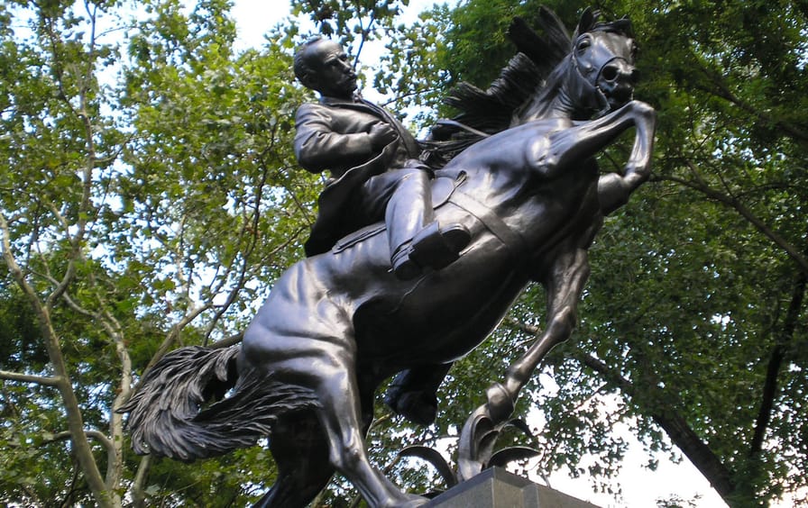 José Martí statue in Central Park NYC