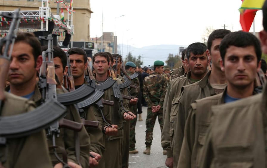 Kurdish guerrillas