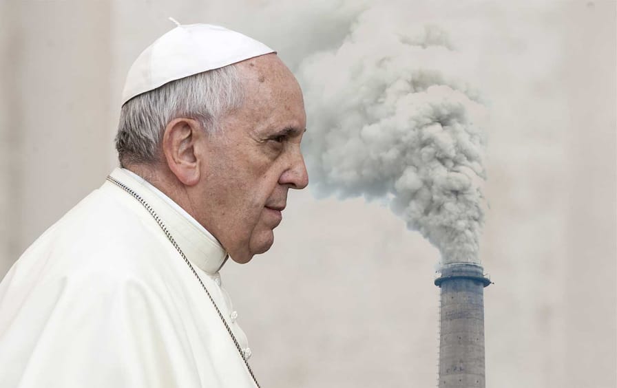 Pope Francis confronts the environmental crisis.