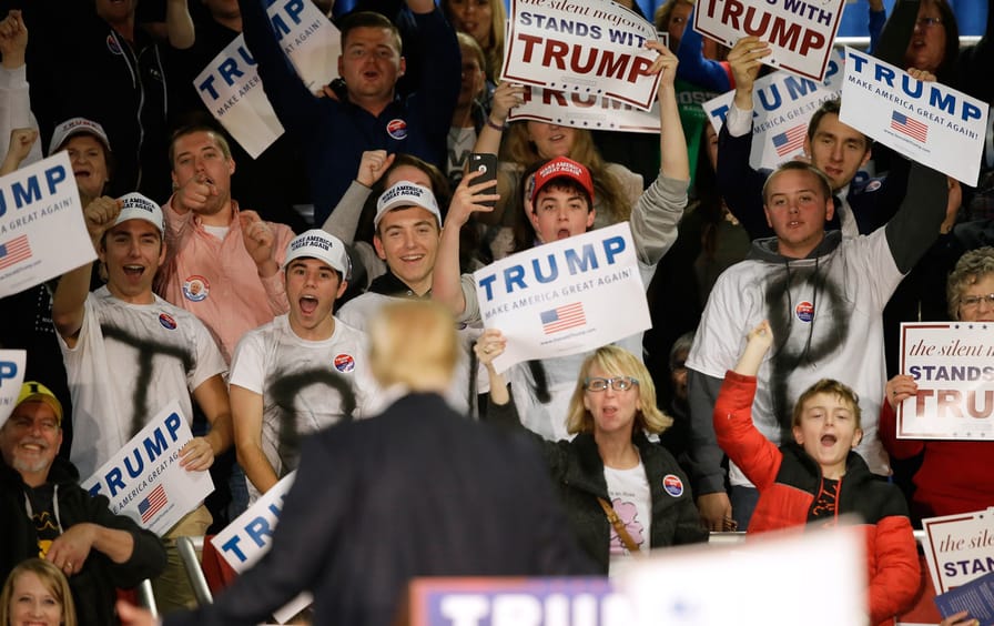 Trump supporters in Iowa