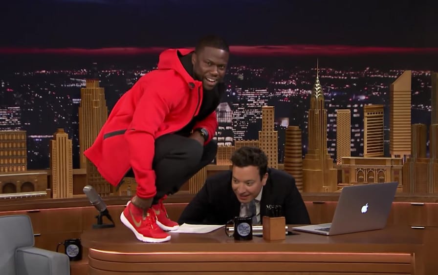 kevin hart shoes red