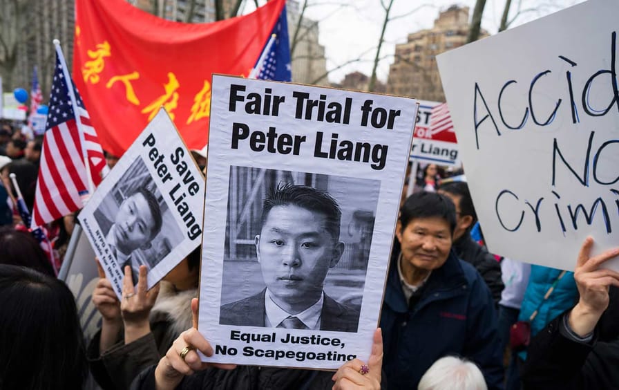 Peter Liang Protest