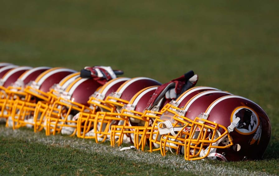 Redskins helmets