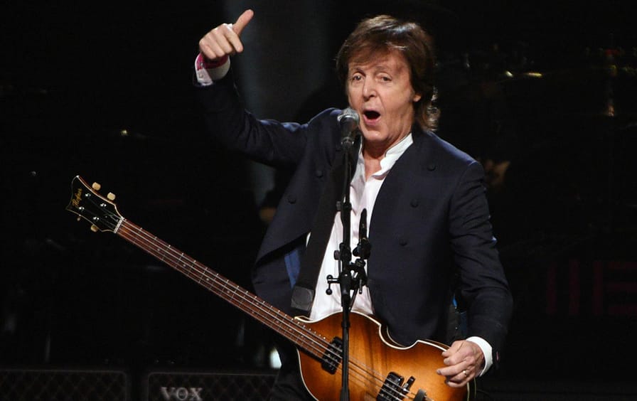 Paul McCartney Performing