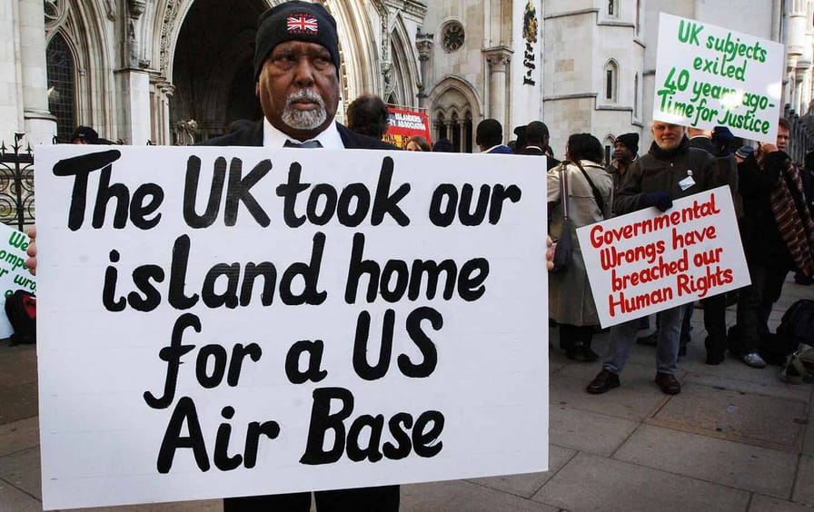 Chagos Islanders Protest