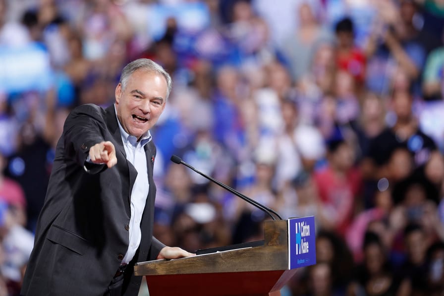 Hillary Clinton, Tim Kaine