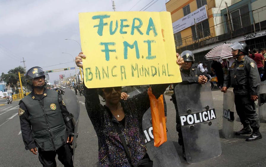 Peruvian Anti-IMF Protests